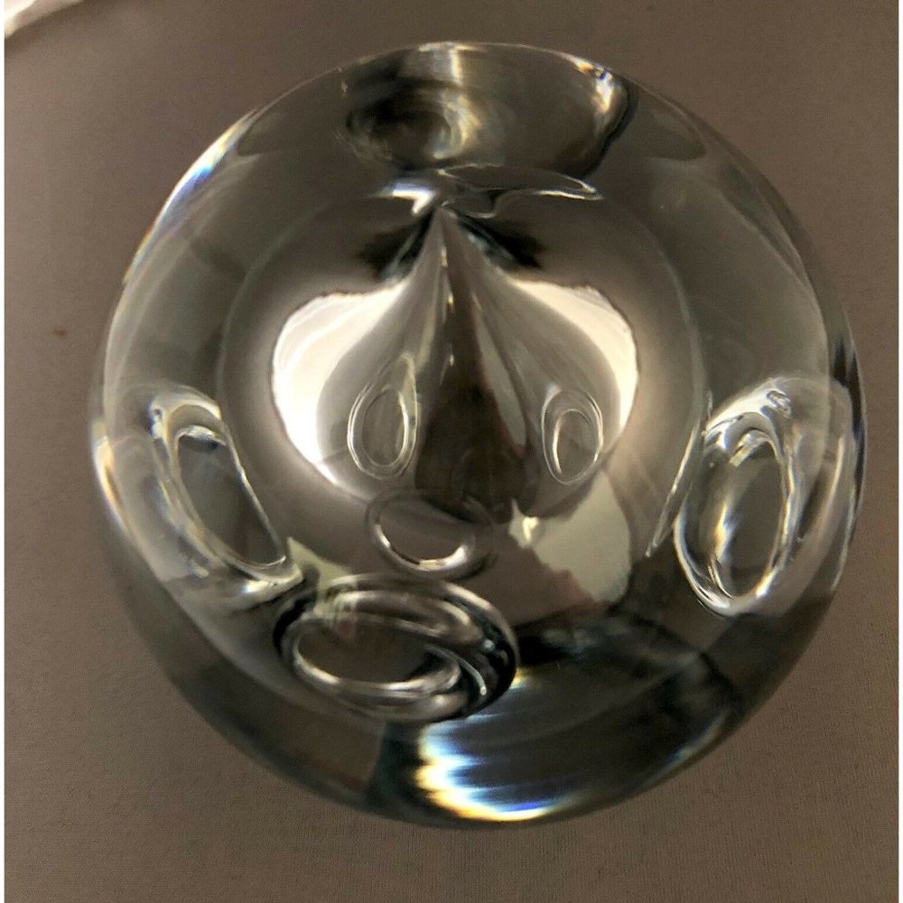 Strombergshyttan Paperweight Controlled Bubble